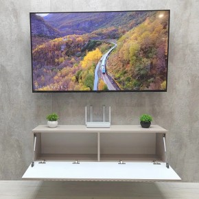 Тумба подвесная под ТВ LINES MTV4-MA 1150 Бежевый (Леда-М 10.1.5) в Миассе - miass.mebel24.online | фото 3