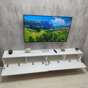 Тумба подвесная под ТВ LINES MTV4-MA 1150 Белый глянец (Белый-M 10.1.1) в Миассе - miass.mebel24.online | фото 12