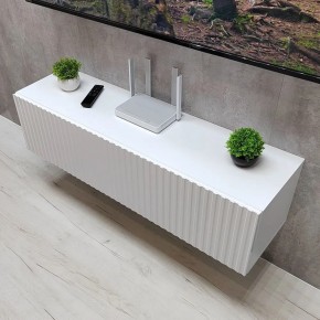 Тумба подвесная под ТВ LINES MTV4-MA 1150 Белый матовый (Белый-M 10.1.2) в Миассе - miass.mebel24.online | фото 2