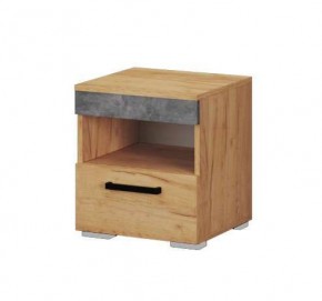 Тумба прикроватная Адель дуб крафт золотой/ателье светлое в Миассе - miass.mebel24.online | фото