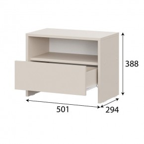 КАМЕЛИЯ 1 Серия 2 Тумба прикроватная Меланж в Миассе - miass.mebel24.online | фото 3