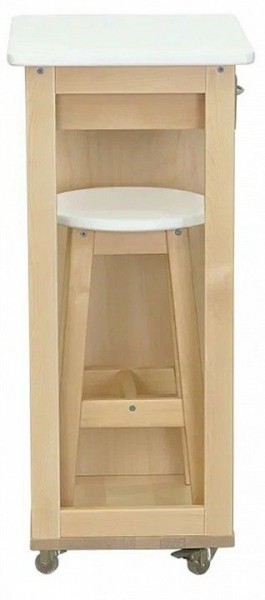 Тумба с табуретом Мебелик в Миассе - miass.mebel24.online | фото 2