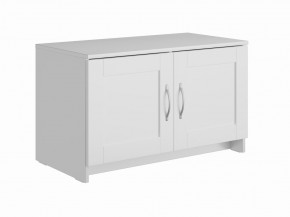Тумба СИРИУС двухдверная низкая, цвет белый в Миассе - miass.mebel24.online | фото
