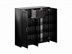 Тумба СИРИУС трехдверная с одним ящиком, цвет Дуб Венге в Миассе - miass.mebel24.online | фото 3