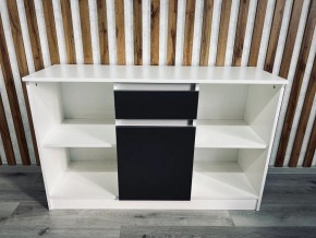 Тумба ТВ малая Парус (Белый/Графит) в Миассе - miass.mebel24.online | фото 3