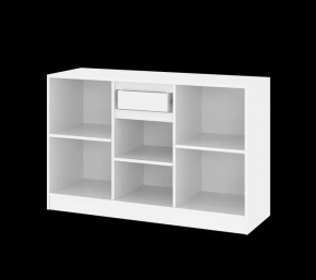 Тумба ТВ малая Парус (Белый/Графит) в Миассе - miass.mebel24.online | фото 5