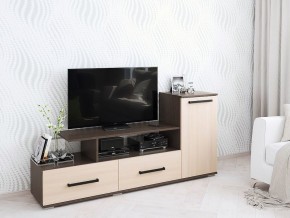 Тумба ТВ Парус-1 Дуб молочный/Венге в Миассе - miass.mebel24.online | фото