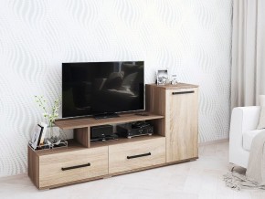 Тумба ТВ Парус-1 Ясень шимо/Дуб сонома в Миассе - miass.mebel24.online | фото