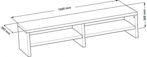 ТВ-тумба Энкель ТВ16, тамбурат, цвет дуб беленый в Миассе - miass.mebel24.online | фото 3