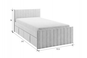 ТВИКС Кровать с ящиками 900 в Миассе - miass.mebel24.online | фото 2