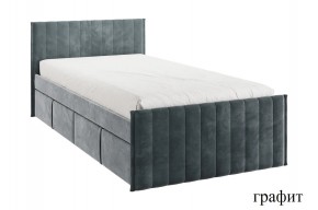 ТВИКС Кровать с ящиками 900 (графит) в Миассе - miass.mebel24.online | фото