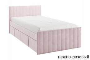 ТВИКС Кровать с ящиками 900 (нежно-розовый) в Миассе - miass.mebel24.online | фото