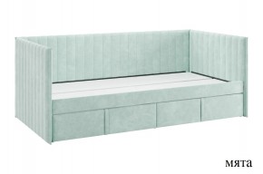 ТВИКС Кровать (софа) с ящиками 900 (мята) в Миассе - miass.mebel24.online | фото