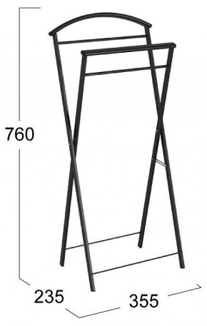 Вешалка для костюма Контур в Миассе - miass.mebel24.online | фото