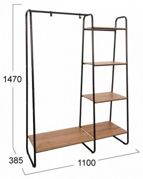 Вешалка гардеробная Скандинавия 1 в Миассе - miass.mebel24.online | фото 2