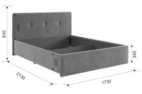 ВЕСТА Кровать с ПМ 1600 в Миассе - miass.mebel24.online | фото 2
