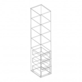 ВИТА Пенал с 3 ящиками в Миассе - miass.mebel24.online | фото 2