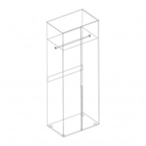 ВИТА Шкаф 2-ств для одежды в Миассе - miass.mebel24.online | фото 2