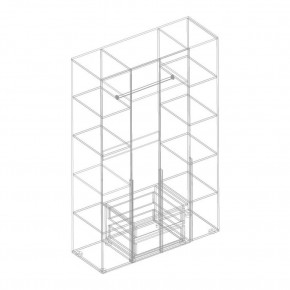 ВИТА Шкаф 4-ств с зеркалом в Миассе - miass.mebel24.online | фото 2
