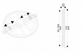 Встраиваемый светильник Arte Lamp Mesura A7975PL-1WH в Миассе - miass.mebel24.online | фото 5
