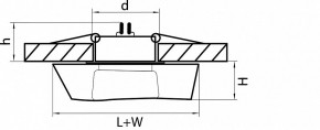 Встраиваемый светильник Lightstar Flutto 006430 в Миассе - miass.mebel24.online | фото 3