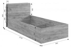 ЮНИОР Кровать с основанием 900 в Миассе - miass.mebel24.online | фото 3